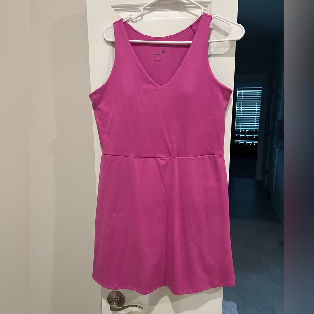 Gap Fit Women's Rosebud (Pink) Athletic Mini Dress Size L NEW